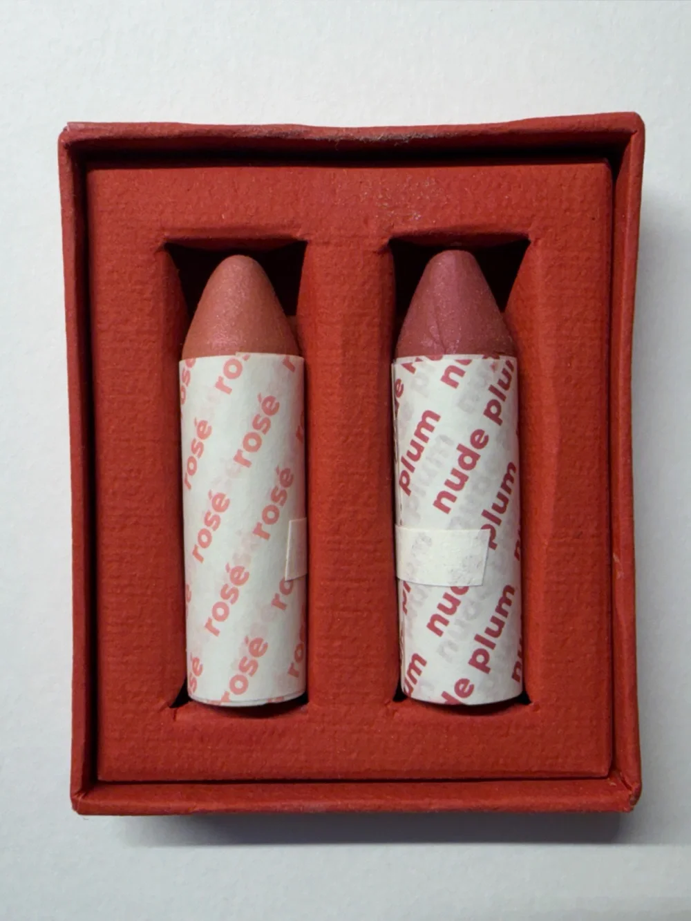 Axiology Lip to Lid Balmies 2-Pack Nude Plum Rose NEW